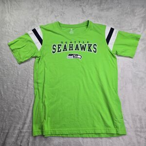 Seattle Seahawks NFL Team Apparel Shirt Kids XL XLarge 18-20 Green Logo